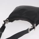 GUCCI Shoulder Bag Leather Black Silver 001 3341 Auth 187636-6