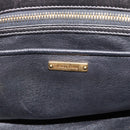 Miu Miu Matelasse Biker Hand Bag Lamb Skin 2way Black Gold Auth 187637V-21