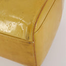 LOUIS VUITTON Monogram Vernis Mercer Boston Bag Beige M91000 LV Auth 187638-14