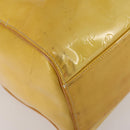 LOUIS VUITTON Monogram Vernis Mercer Boston Bag Beige M91000 LV Auth 187638-15