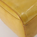 LOUIS VUITTON Monogram Vernis Mercer Boston Bag Beige M91000 LV Auth 187638-9
