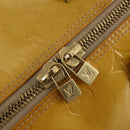 LOUIS VUITTON Monogram Vernis Mercer Boston Bag Beige M91000 LV Auth 187638-20