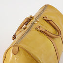 LOUIS VUITTON Monogram Vernis Mercer Boston Bag Beige M91000 LV Auth 187638-6