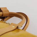 LOUIS VUITTON Monogram Vernis Mercer Boston Bag Beige M91000 LV Auth 187638-8