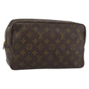 LOUIS VUITTON Monogram Trousse Toilette 28 Clutch Bag M47522 LV Auth 187639-1