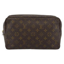 LOUIS VUITTON Monogram Trousse Toilette 28 Clutch Bag M47522 LV Auth 187639-2