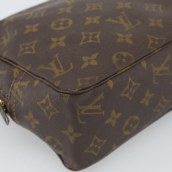 LOUIS VUITTON Monogram Trousse Toilette 28 Clutch Bag M47522 LV Auth 187639