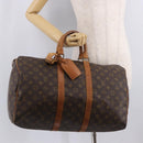 LOUIS VUITTON Monogram Keepall 45 Boston Bag M41428 LV Auth 187640-23