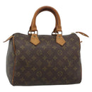 LOUIS VUITTON Monogram Speedy 25 Hand Bag M41528 LV Auth 187642-1