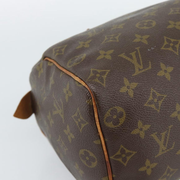LOUIS VUITTON Monogram Speedy 25 Hand Bag M41528 LV Auth 187642