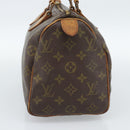LOUIS VUITTON Monogram Speedy 25 Hand Bag M41528 LV Auth 187642-3