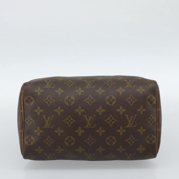 LOUIS VUITTON Monogram Speedy 25 Hand Bag M41528 LV Auth 187642