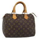 LOUIS VUITTON Monogram Speedy 25 Hand Bag M41528 LV Auth 187643A-1