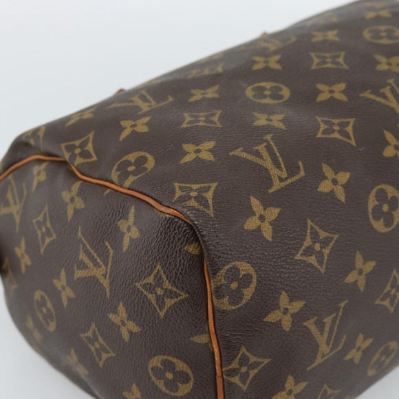 LOUIS VUITTON Monogram Speedy 25 Hand Bag M41528 LV Auth 187643A