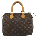 LOUIS VUITTON Monogram Speedy 25 Hand Bag M41528 LV Auth 187643A-13