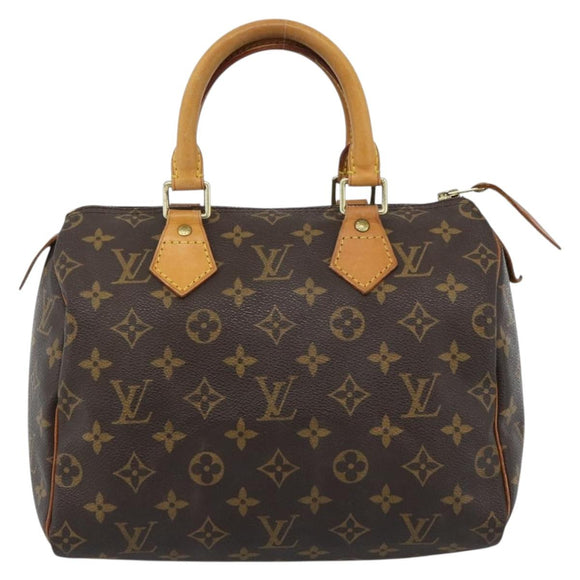 LOUIS VUITTON Monogram Speedy 25 Hand Bag M41528 LV Auth 187643A
