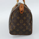 LOUIS VUITTON Monogram Speedy 25 Hand Bag M41528 LV Auth 187643A-4
