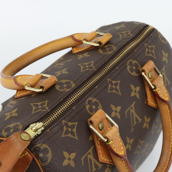 LOUIS VUITTON Monogram Speedy 25 Hand Bag M41528 LV Auth 187643A