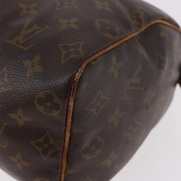 LOUIS VUITTON Monogram Speedy 25 Hand Bag M41528 LV Auth 187644