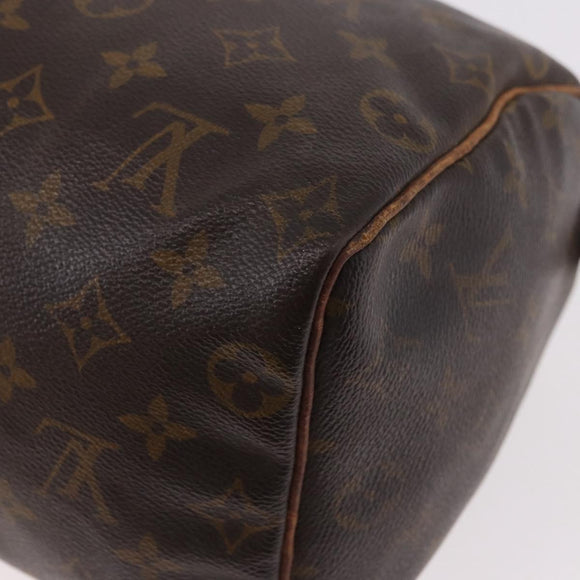 LOUIS VUITTON Monogram Speedy 25 Hand Bag M41528 LV Auth 187644