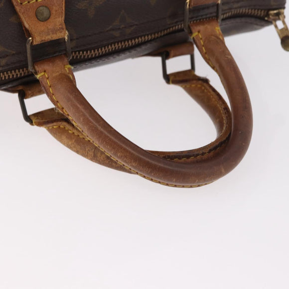 LOUIS VUITTON Monogram Speedy 25 Hand Bag M41528 LV Auth 187644