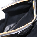 Miu Miu Matelasse Hand Bag Leather 2way Black Gold Auth 187647V-27