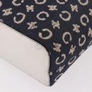 CELINE C Macadam Canvas Hand Bag Navy Auth 187648V-15