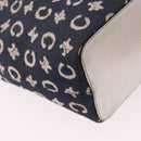 CELINE C Macadam Canvas Hand Bag Navy Auth 187648V-16