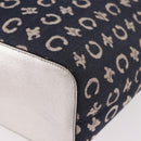 CELINE C Macadam Canvas Hand Bag Navy Auth 187648V-17