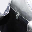 CELINE C Macadam Canvas Hand Bag Navy Auth 187648V-21