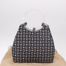 CELINE C Macadam Canvas Hand Bag Navy Auth 187648V-12