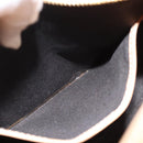 CELINE Macadam Canvas Shoulder Bag PVC Leather Brown Gold Auth 187649V-21