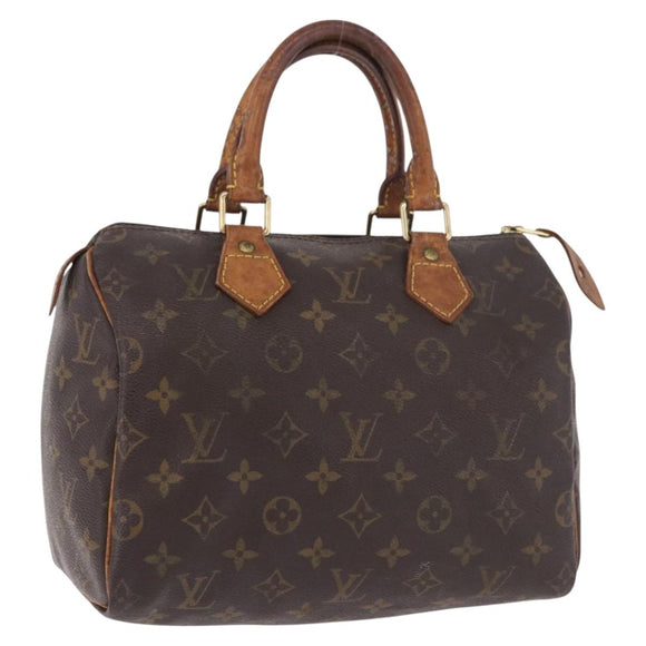 LOUIS VUITTON Monogram Speedy 25 Hand Bag M41528 LV Auth 187650