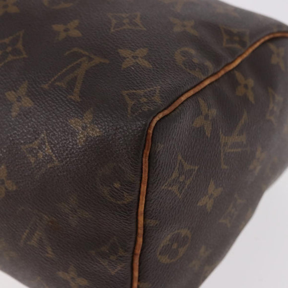 LOUIS VUITTON Monogram Speedy 25 Hand Bag M41528 LV Auth 187650