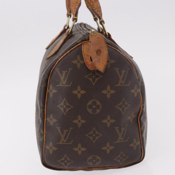 LOUIS VUITTON Monogram Speedy 25 Hand Bag M41528 LV Auth 187650