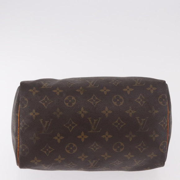 LOUIS VUITTON Monogram Speedy 25 Hand Bag M41528 LV Auth 187650