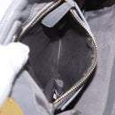 Miu Miu Hand Bag Leather 2way Gray Gold Auth 187651A-27