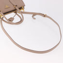 PRADA Galleria Hand Bag Safiano leather 2way Pink Gold Auth 187652V-8