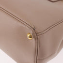 PRADA Galleria Hand Bag Safiano leather 2way Pink Gold Auth 187652V-18