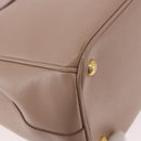 PRADA Galleria Hand Bag Safiano leather 2way Pink Gold Auth 187652V-19