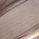 PRADA Galleria Hand Bag Safiano leather 2way Pink Gold Auth 187652V-9