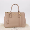 PRADA Galleria Hand Bag Safiano leather 2way Pink Gold Auth 187652V-12