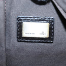 FENDI Zucca Canvas Chain Shoulder Bag Black Brown Auth 187655V-19