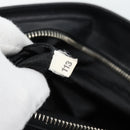 PRADA Tote Bag Leather Black Silver Auth 187659V-22