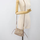 Miu Miu Shoulder Bag Leather Pink Gold Auth 187662-22