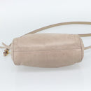 Miu Miu Shoulder Bag Leather Pink Gold Auth 187662-5