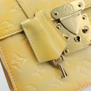 LOUIS VUITTON Monogram Vernis Spring Street Hand Bag Gris M91029 LV Auth 187663-18