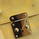 LOUIS VUITTON Monogram Vernis Spring Street Hand Bag Gris M91029 LV Auth 187663-19