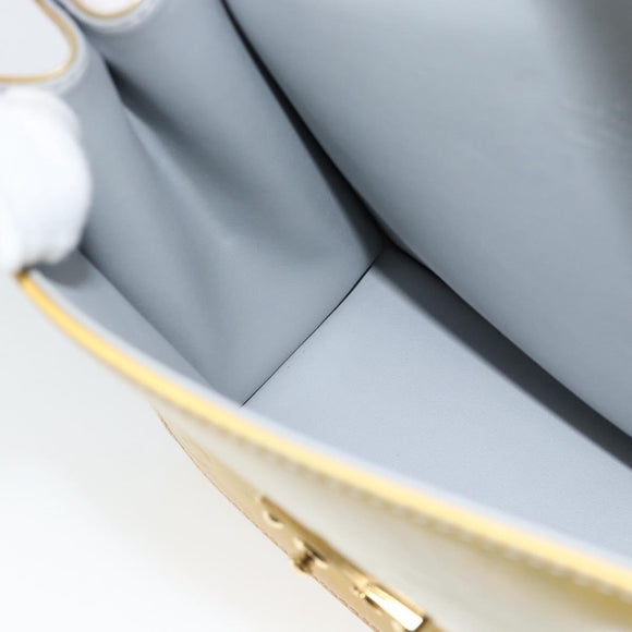 LOUIS VUITTON Monogram Vernis Spring Street Hand Bag Gris M91029 LV Auth 187663