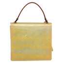 LOUIS VUITTON Monogram Vernis Spring Street Hand Bag Gris M91029 LV Auth 187663-2
